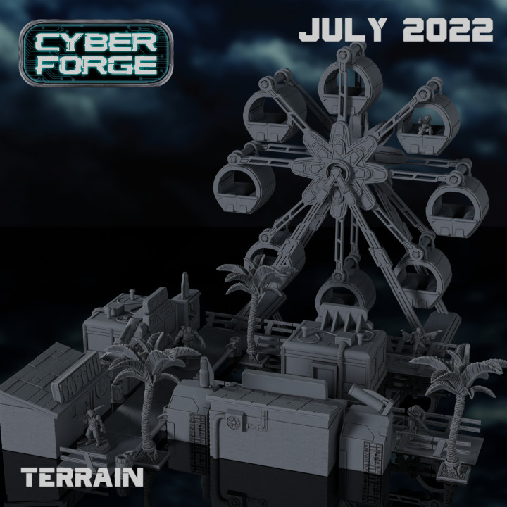 Cyber Forge Anniversary Route 77 Terrain image