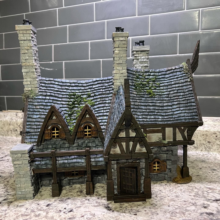 3D Print of Dark Realms - Vladistov - The Majestic Pig Inn by Drewbert147