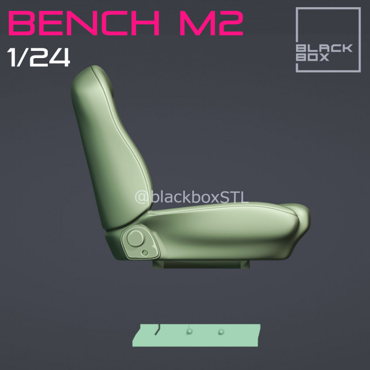 PICK UP TRUCK BENCH M1 FOR DIECAST AND MODELKITS 1-24th image