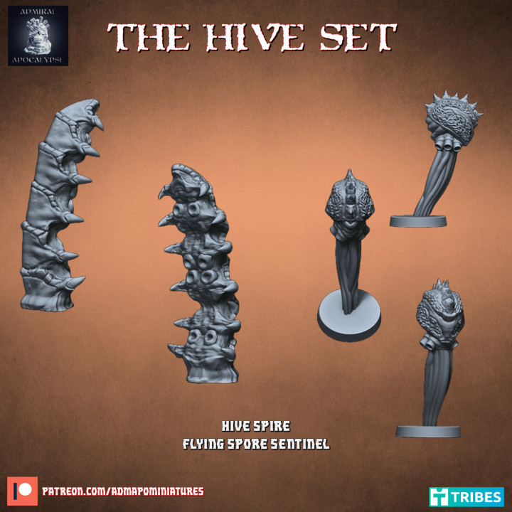 Hive Terrain Set (pre-supported) image