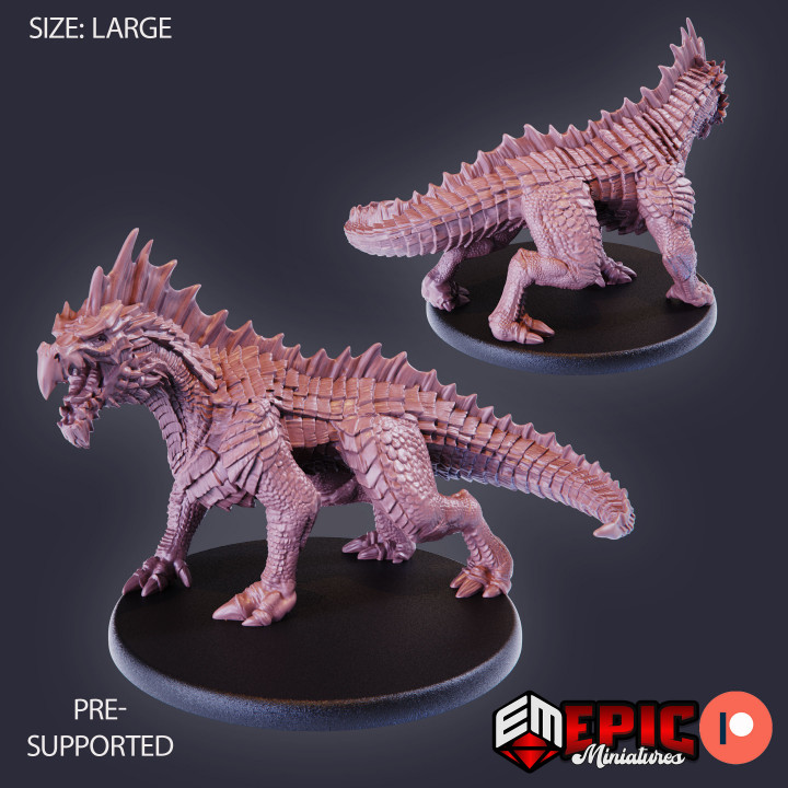 3D Printable Green Guard Drake Angry / Legendary Dragon / Mountain