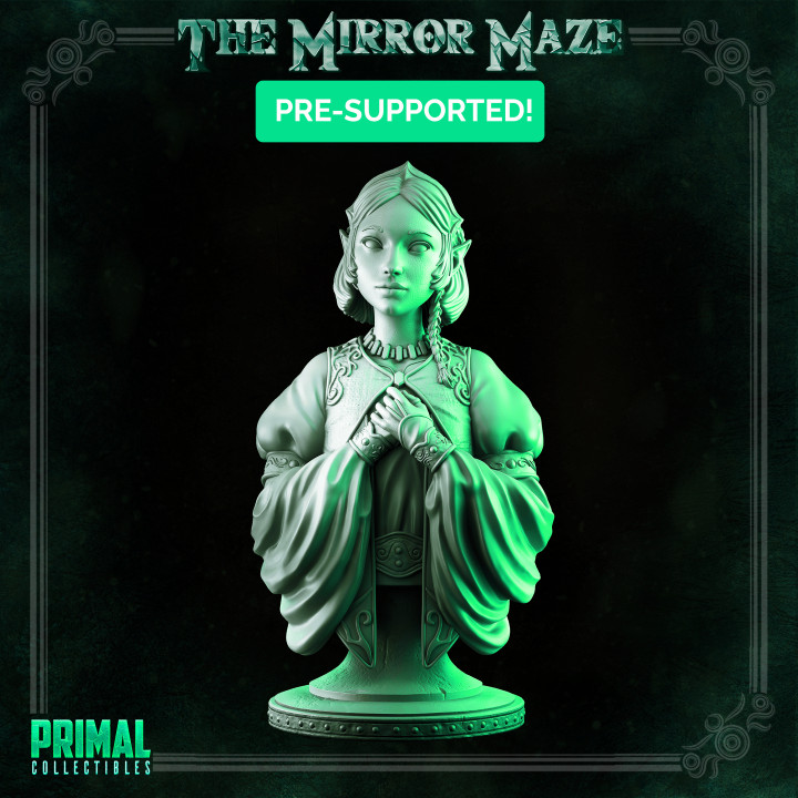 Elf Princess - Enora - Bust-  THE MIRROR MAZE - MASTERS OF DUNGEONS QUEST image