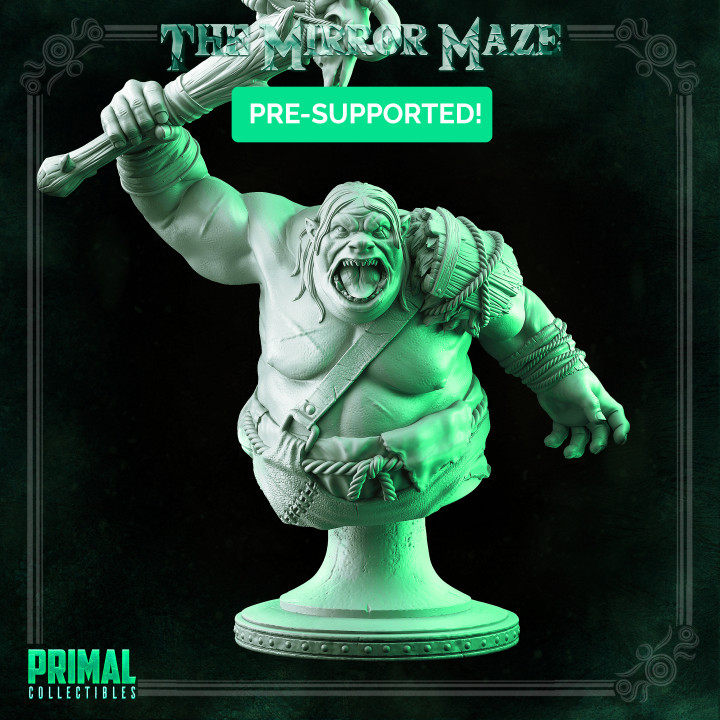 Ogre - Kerag - Bust - THE MIRROR MAZE - MASTERS OF DUNGEONS QUEST image