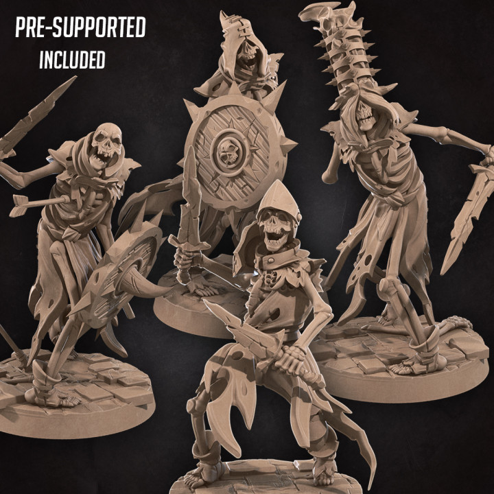 Catacombs Skeleton Pack (4 models) image