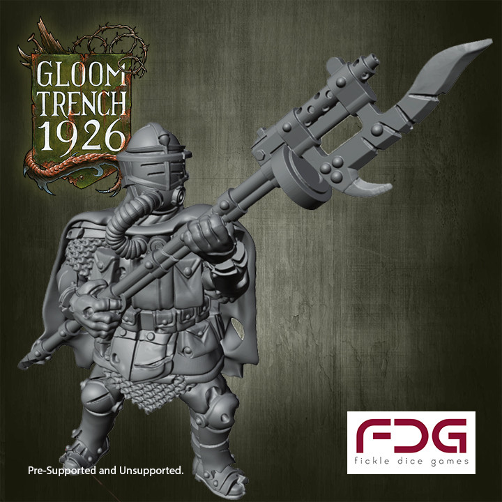 28mm British Empire Trench Raiders - Gloom Trench 1926 image