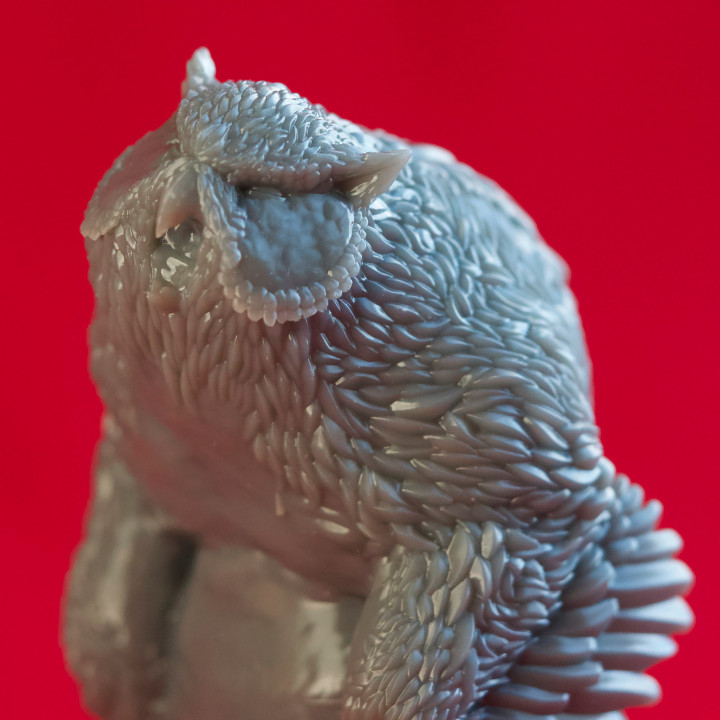 Rearing Owlbear - Book of Beasts - Tabletop Miniature (Pre-Supported) image