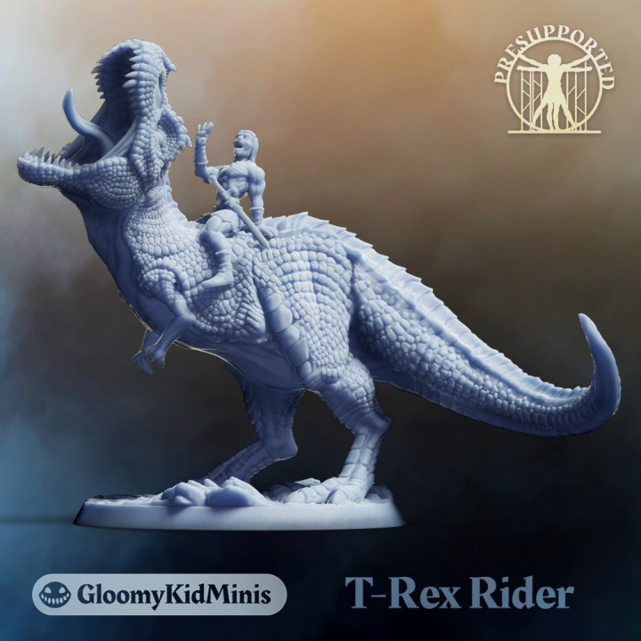 Roaring T-Rex Rider image