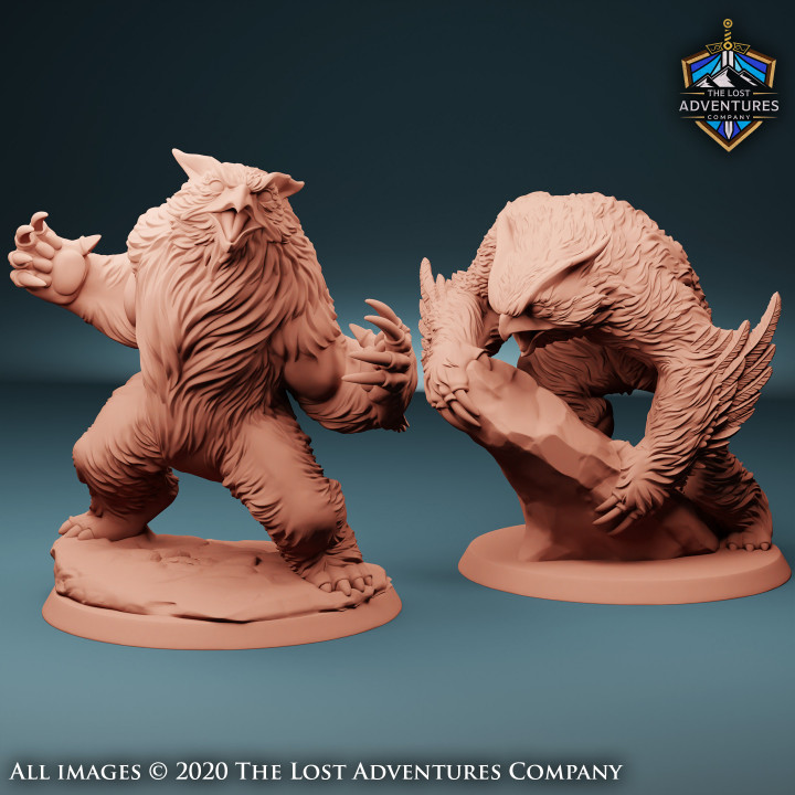 Owlbears (Set of 2) (Pre-Supported) image