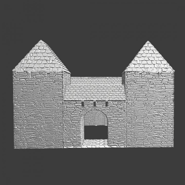 Medieval Estonian castle model - Haapsalu image
