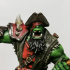 Orc Pirate Captain Sword / Green Skin Army Warrior / Corsair Master print image