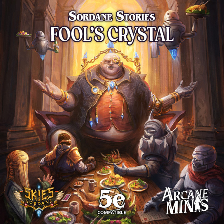 Fool's Crystal - A Sordane Stories 5e Adventure & STLs image