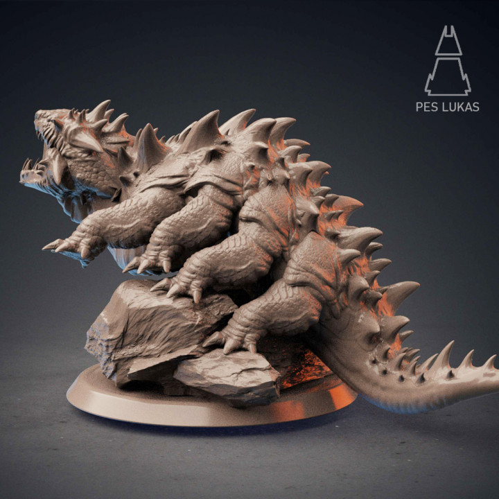 3D Printable Roaring Basilisk by Pes Lukas