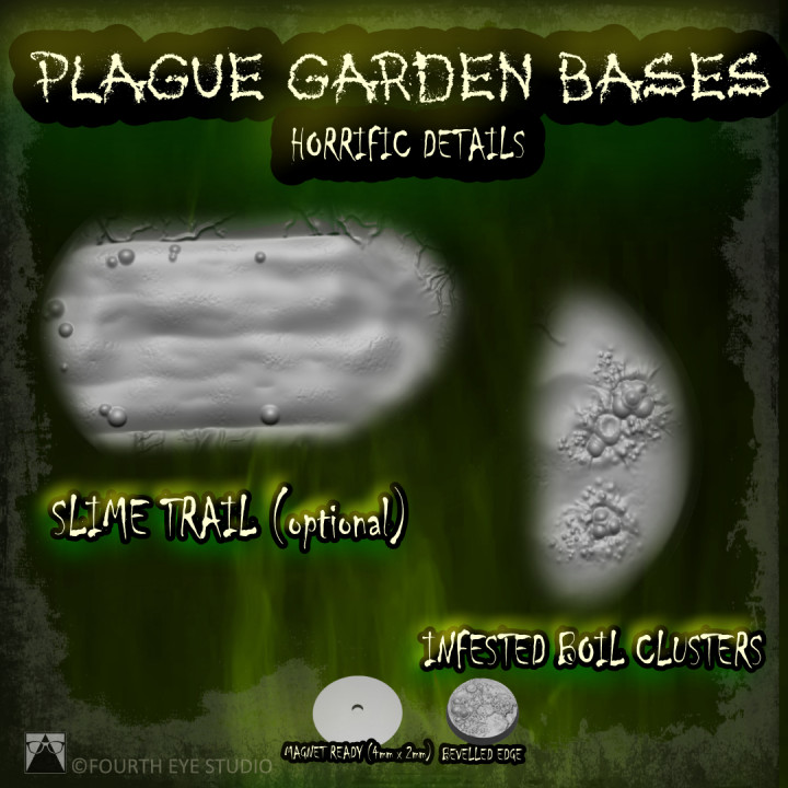 Plague Garden Bases - 105x70mm image