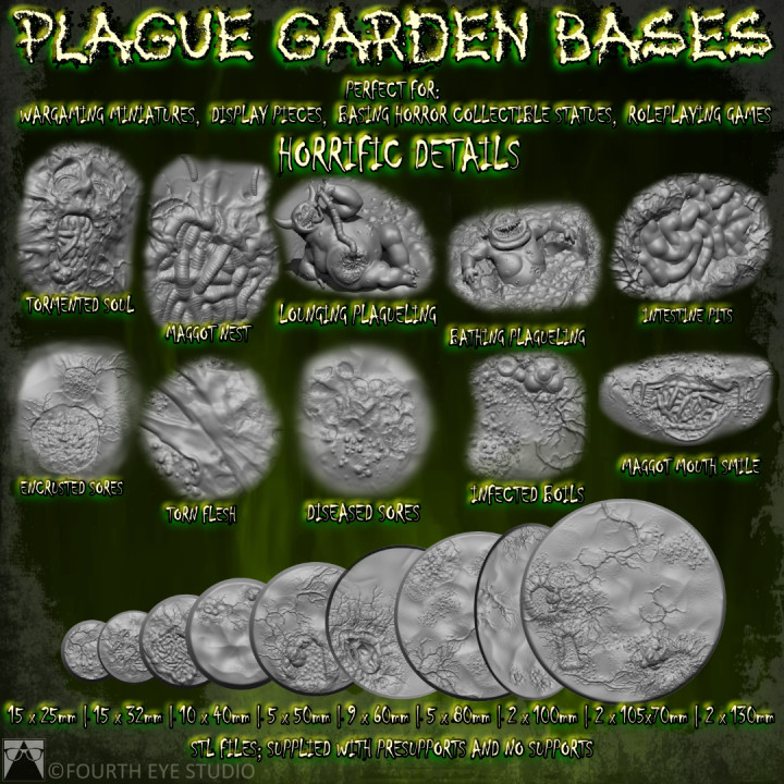 Plague Garden Bases - BUNDLE DEAL image