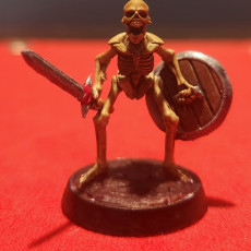 Picture of print of Skeleton Swordsmen Bare