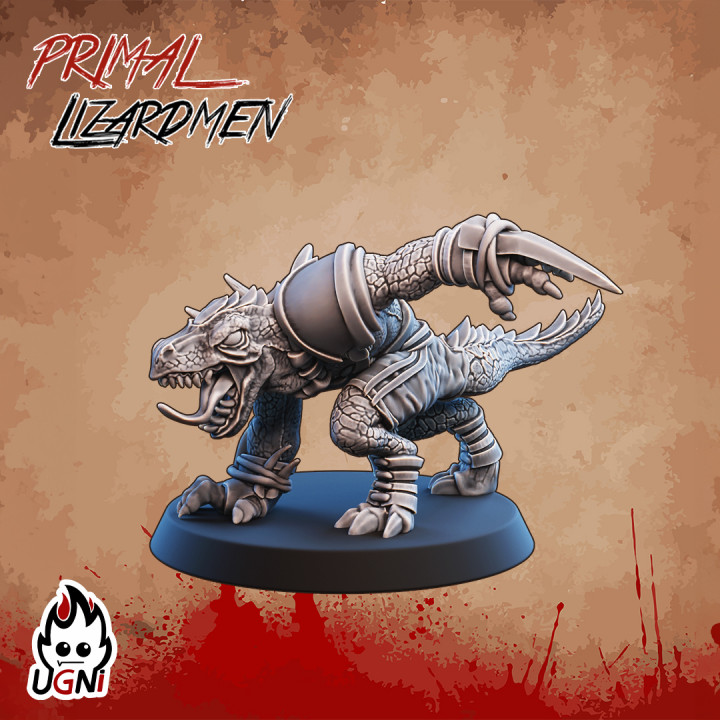 Saurus Blocker #3 - Lizardmen Team image