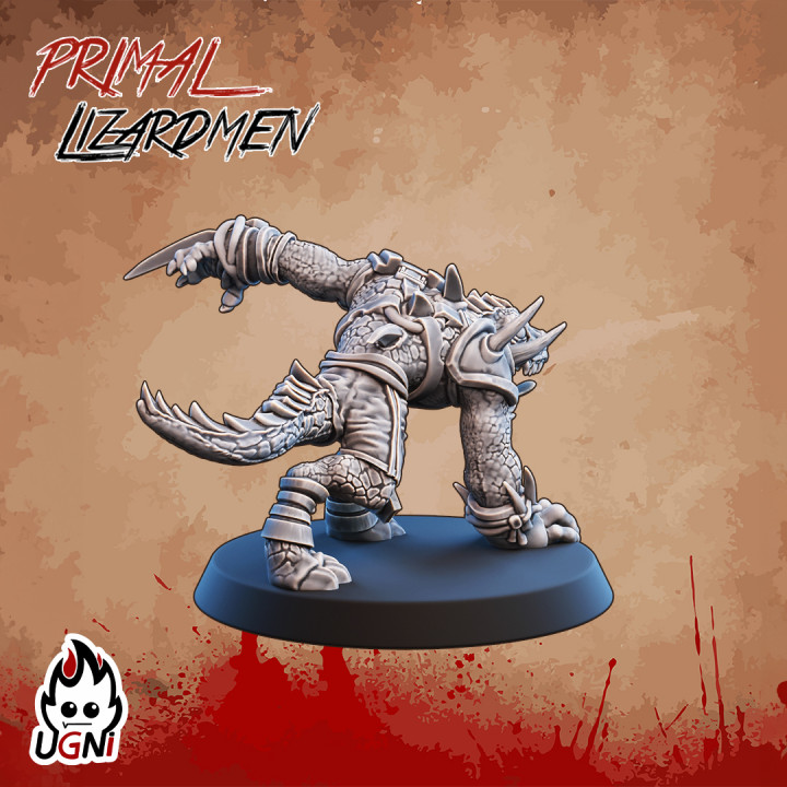 Saurus Blocker #3 - Lizardmen Team image