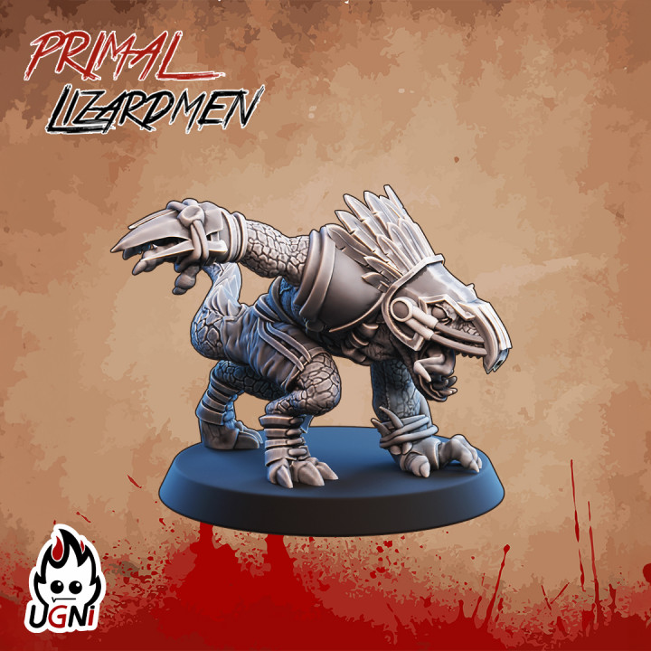 Saurus Blocker #4 - Lizardmen Team image