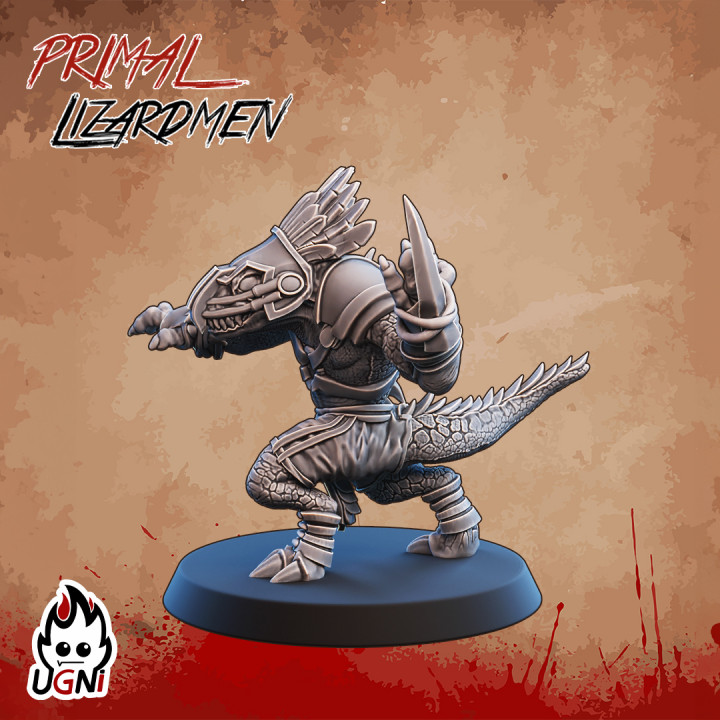 Saurus Blocker #6 - Lizardmen Team image