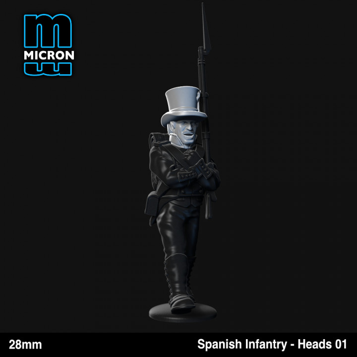 Spanish Infantry - Heads Set 01 image