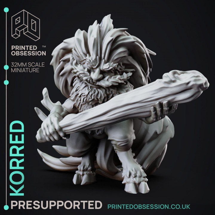 Korred - Fay Creatures - PRESUPPORTED - 32mm scale image