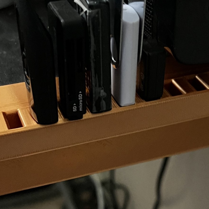 Desk Mounted USB stick holder image