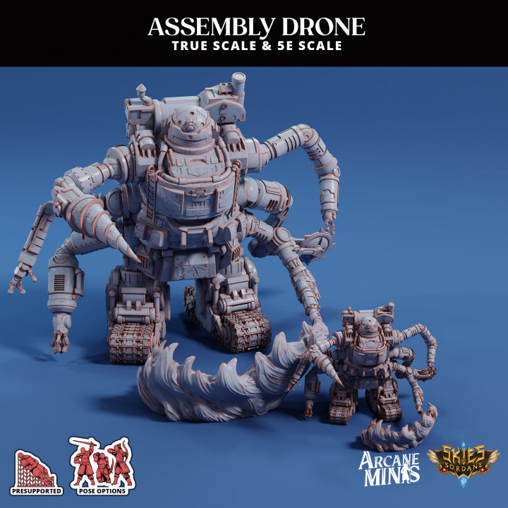 The Unassembly Line - A Sordane Stories 5e Adventure & STLs image