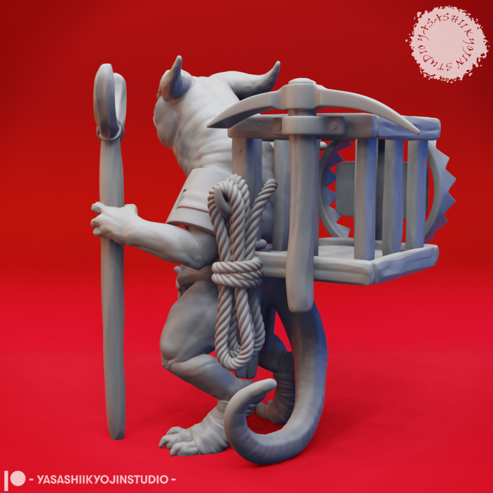 Kobold Trapper - Tabletop Miniature (Pre-Supported) image