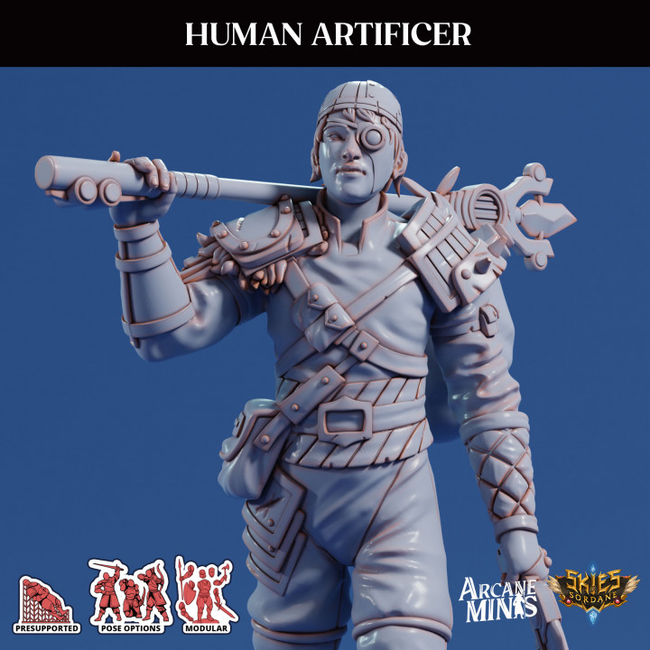 Human Artificer - Scrapper Pirates image