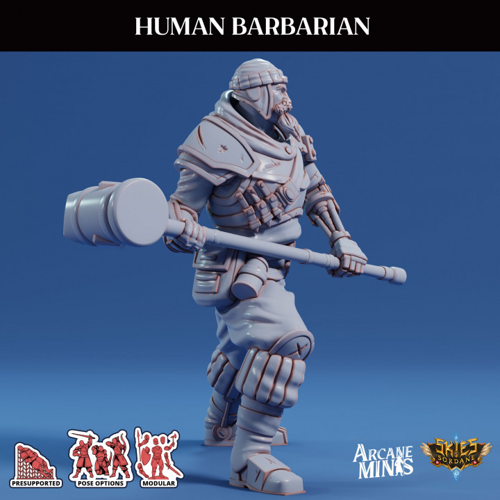 Human Barbarian - Scrapper Pirates image