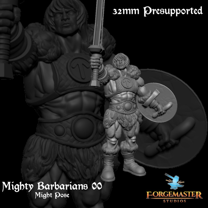 Mighty Barbarians 00 Might Pose image
