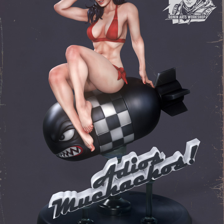 Adios Muchachos! Vintage Style Pin Up Figure image