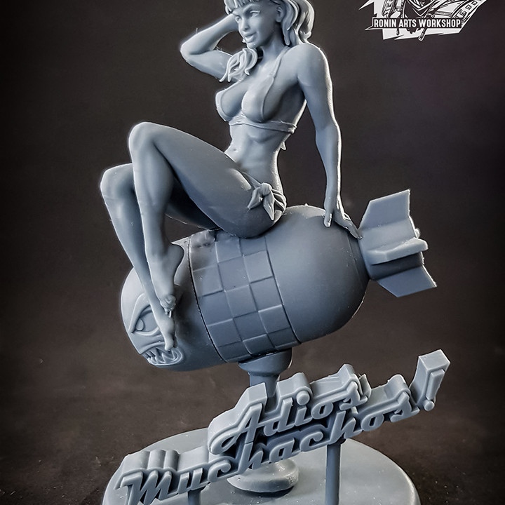 Adios Muchachos! Vintage Style Pin Up Figure image