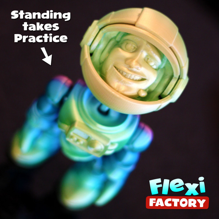 Flexi Print-in-Place Astronaut image