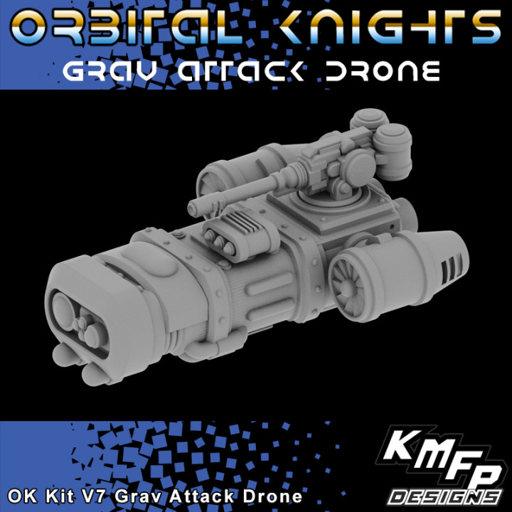 Orbital Knights - Grav-Attack Drone (6-8mm) image