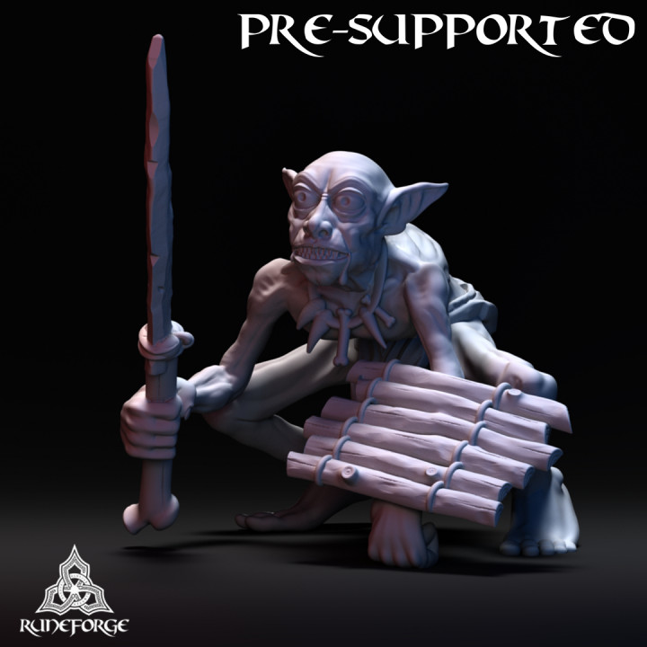 Cave Goblin - Half Spear - Guarding image