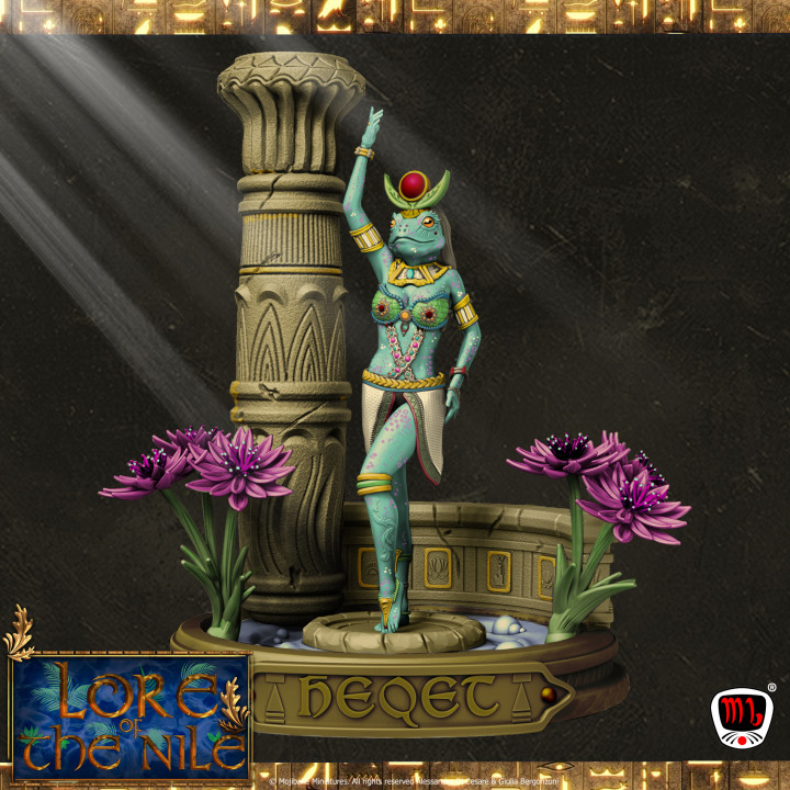 Lore of the Nile Part 2, Five gods set (pre-supported) image