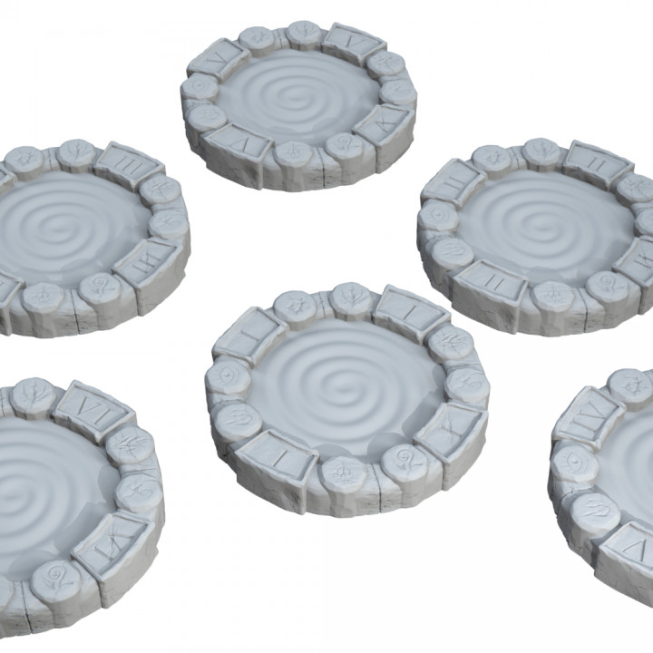 Fantasy Football Numbered Dungeon Portals (Full pack) image