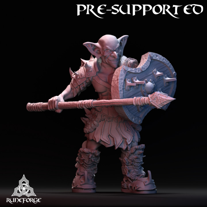 Forest Goblin - Spear and Shield image