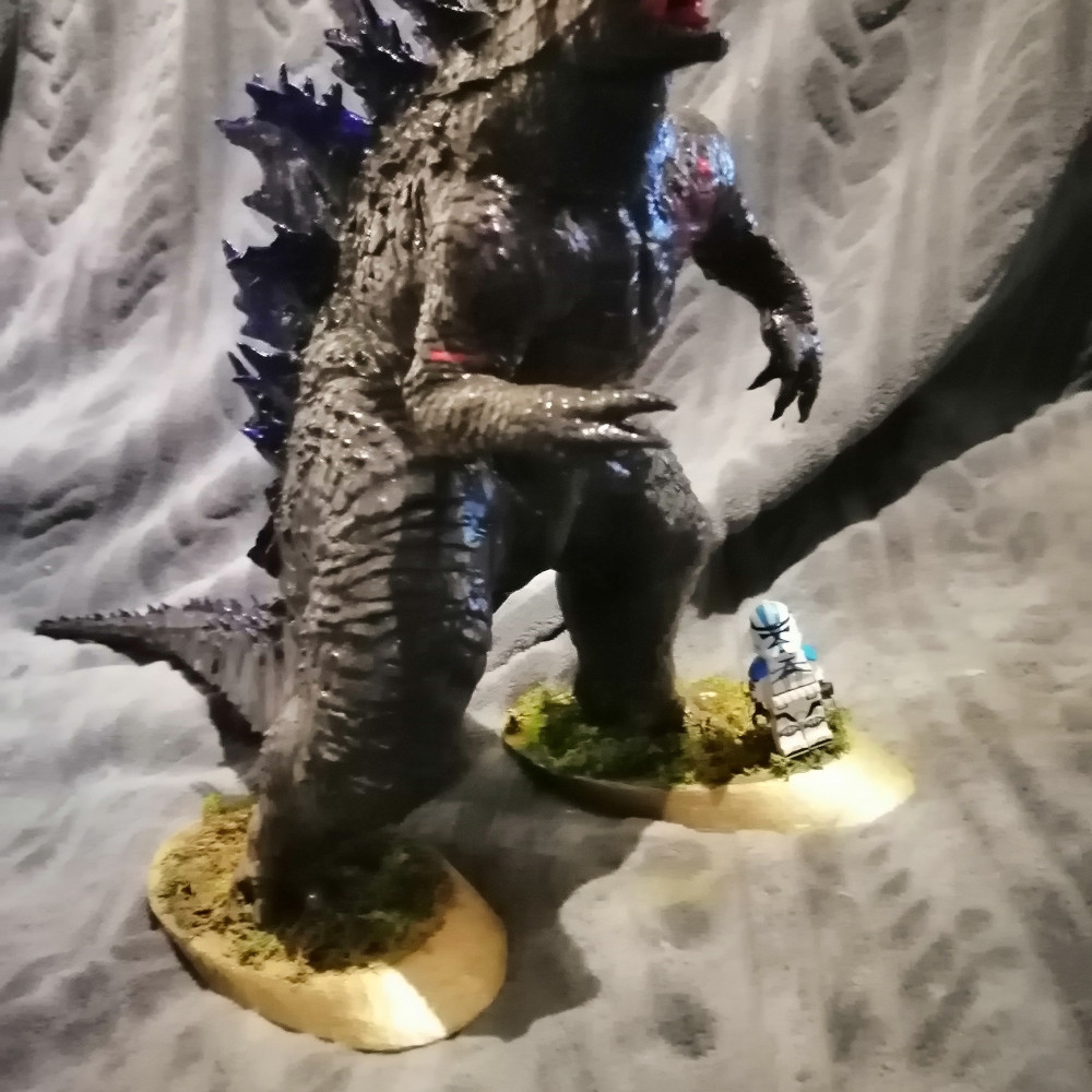 3D Printable Godzilla by Andy de clercq, image size:1000x1000