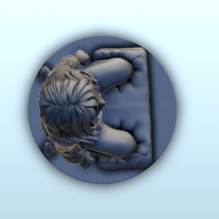 Girl crying - Woman scene miniature mini rpg character