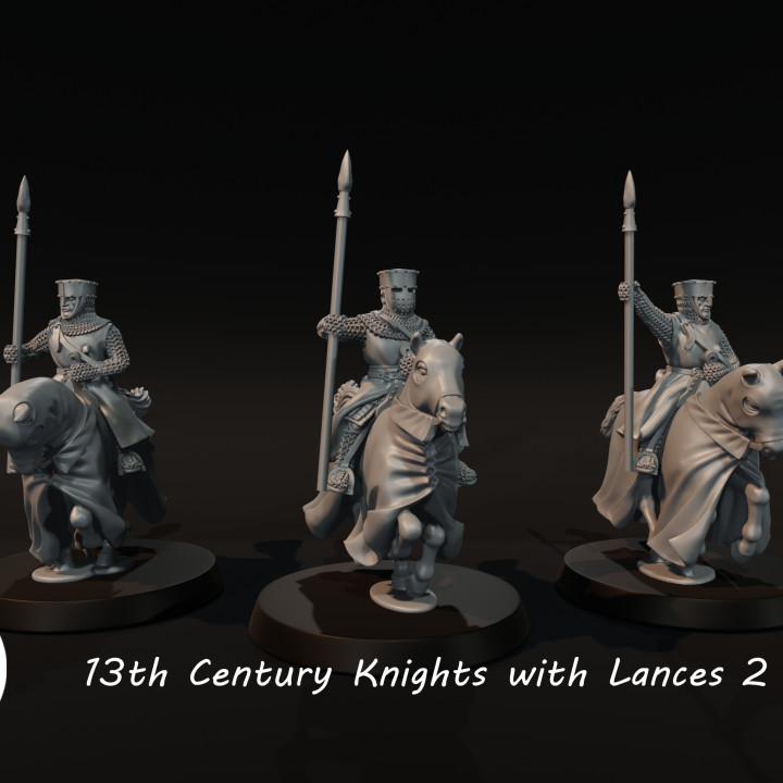13th Century Knights with Lances 2