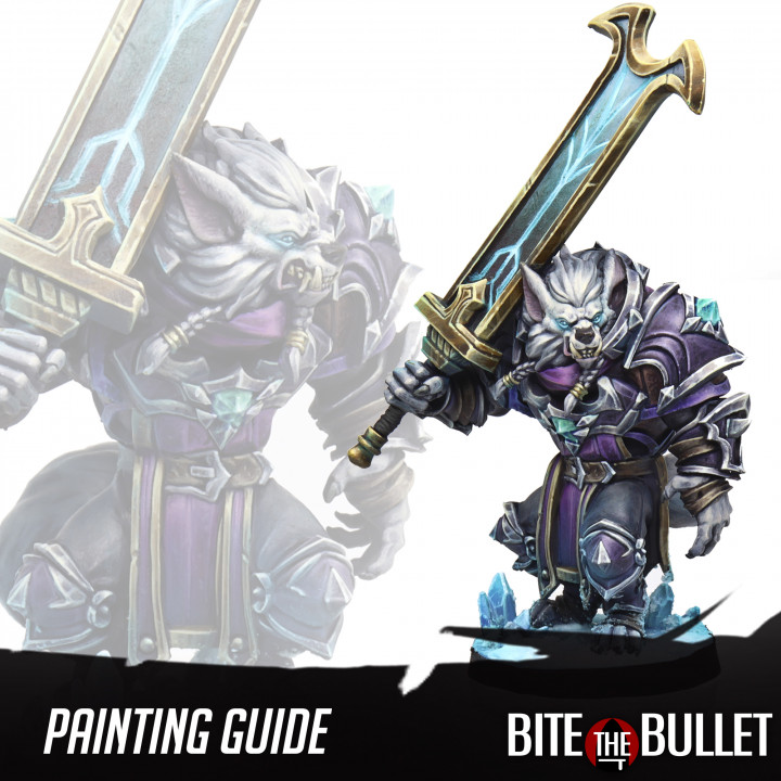 [PDF Only] (Painting Guide) White Fang, the Worgen Warrior image