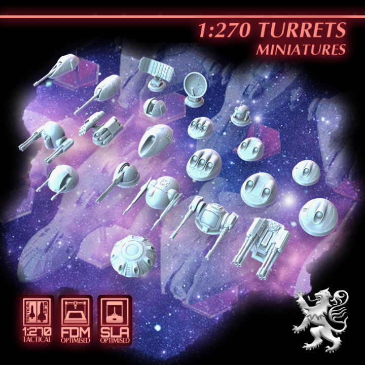1:270 Turrets Miniatures image