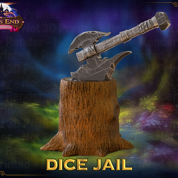 Barbarian Axe Dice Jail - SUPPORT FREE! image