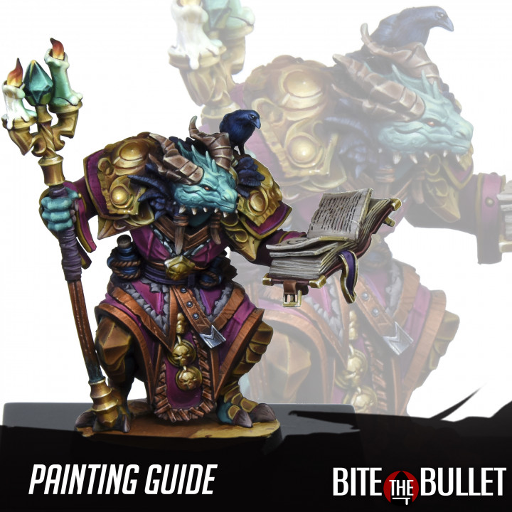 [PDF Only] (Painting Guide) Drayax, the Dragonborn Warlock image
