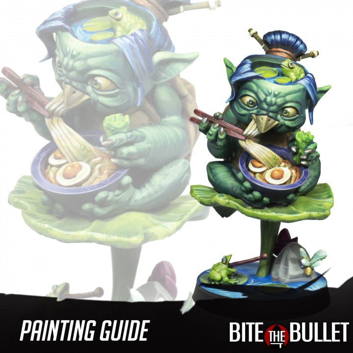 [PDF Only] (Painting Guide) Kappa, Ramen Enthusiast image