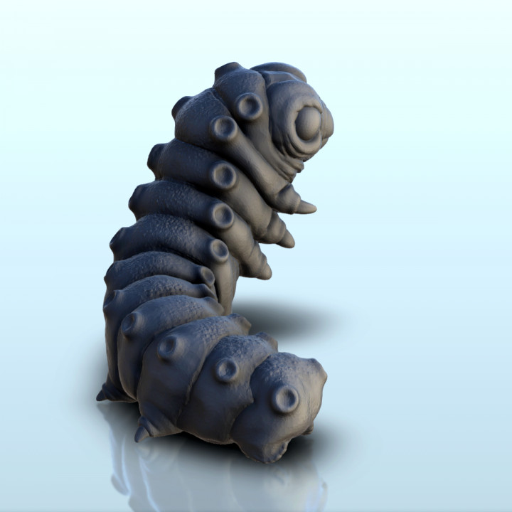 Caterpillar (+ pre-supported version) (1) - Darkness Chaos Medieval Zombie Fantasy Monster image