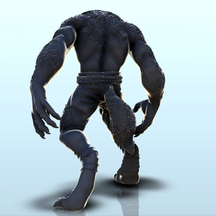 Werewolf (+ pre-supported version) (4) - Darkness Chaos Medieval Zombie Fantasy Monster image