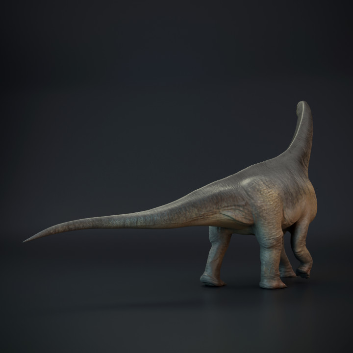 Camarasaurus walking - dinosaur sauropod image